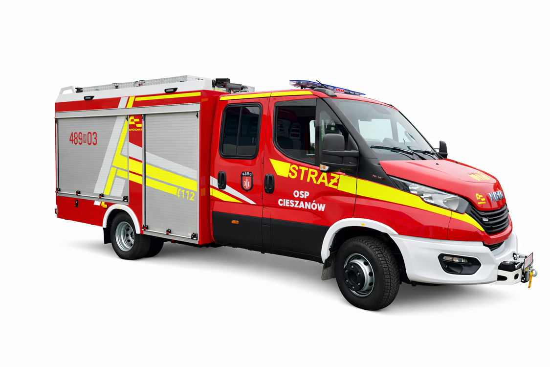 Lekki samochód ratowniczo-gaśniczy z autopompą  